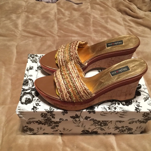 Style & Company Wedge Sandals - Picture 2 of 4